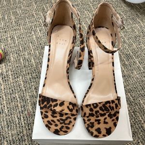 Leopard Chunky Heels